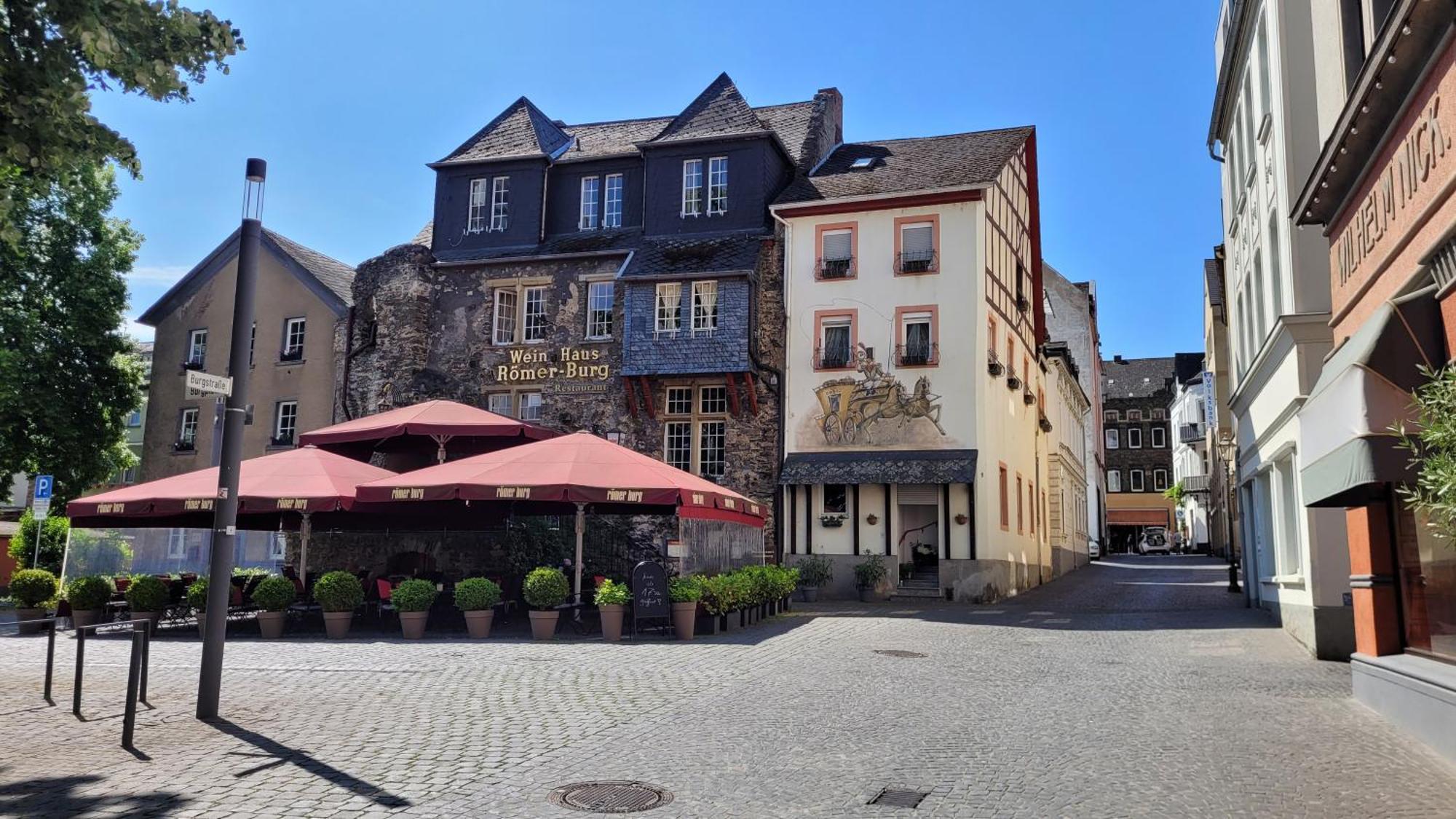 Urlaub Am Rhein, Ferienwohnung Mit Garten Boppard Exterior photo