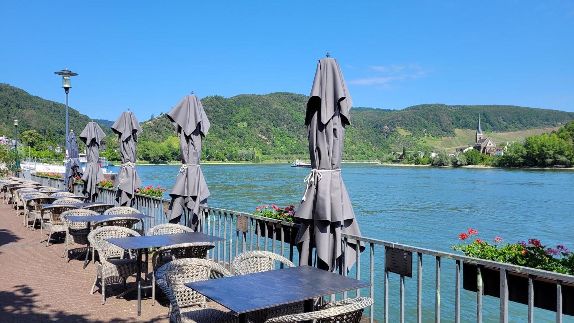 Urlaub Am Rhein, Ferienwohnung Mit Garten Boppard Exterior photo