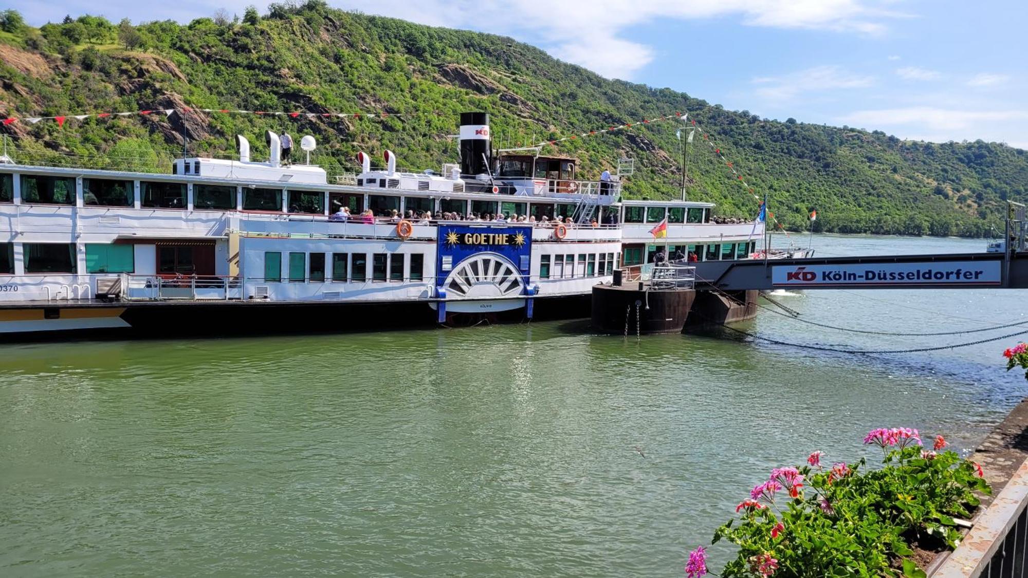 Urlaub Am Rhein, Ferienwohnung Mit Garten Boppard Exterior photo